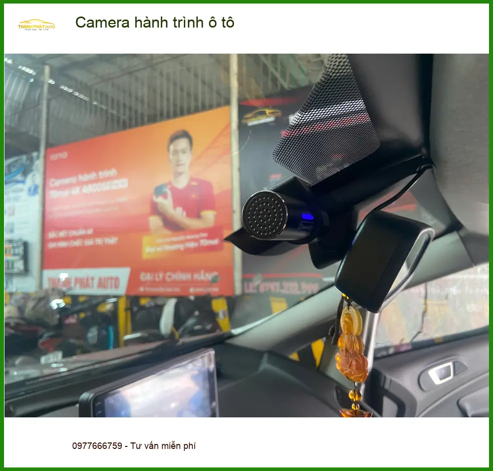 Anh Quang lắp camera hành trình ô tô Hyundai Accent tại Quận 6 để an tâm di chuyển