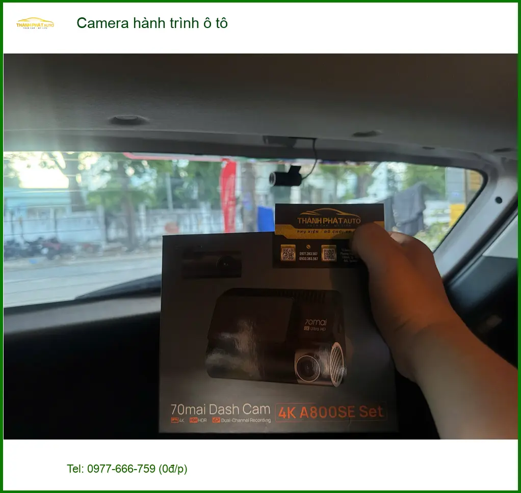 Anh Long lắp camera hành trình ô tô Hyundai Accent tại Quận Cần Giờ để an tâm di chuyển ảnh thực tế 3