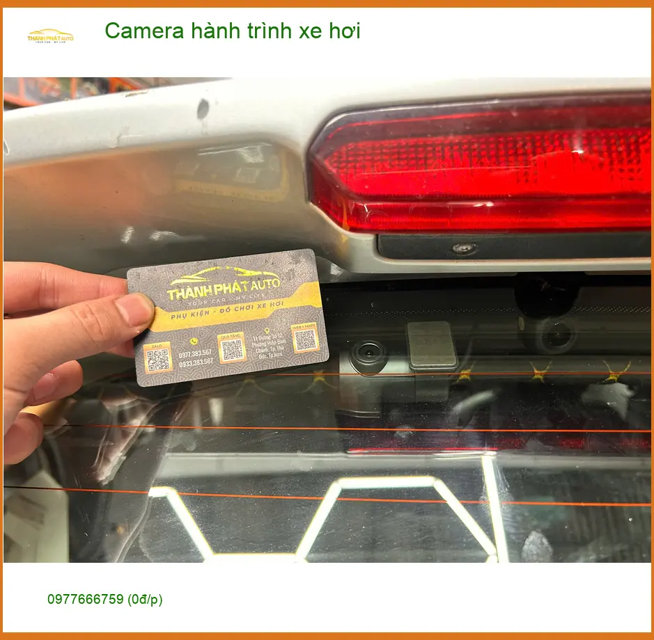 Chỗ lắp Camera hành trình xe hơi Quận 6 uy tín cho xe Toyota Vios của Chị Thanh