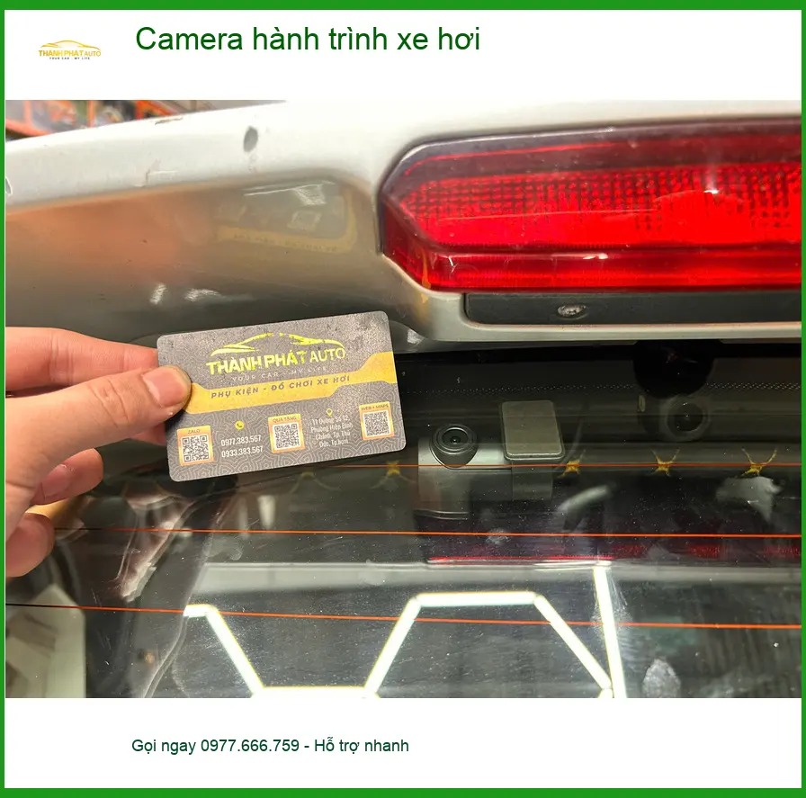 Anh Đạt lắp Camera hành trình xe hơi Honda CRV tại Quận Bình Tân ảnh thực tế 4