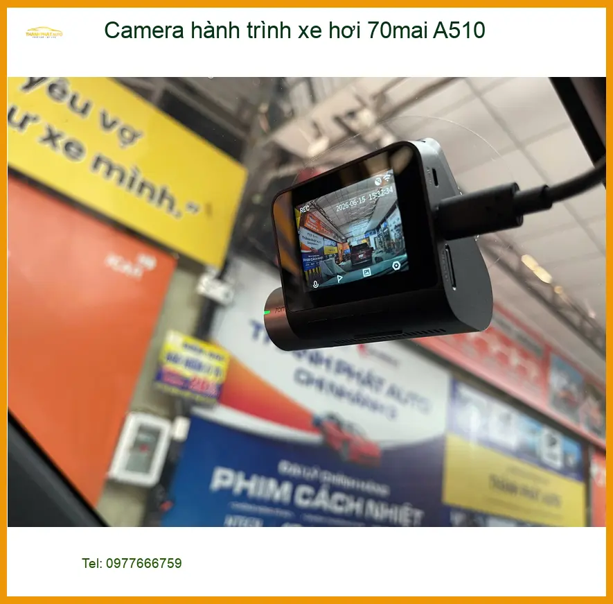 Chị Diệp lắp Camera hành trình 70mai A510 cho Mazda CX-5 tại Quận 1 ảnh thực tế 3