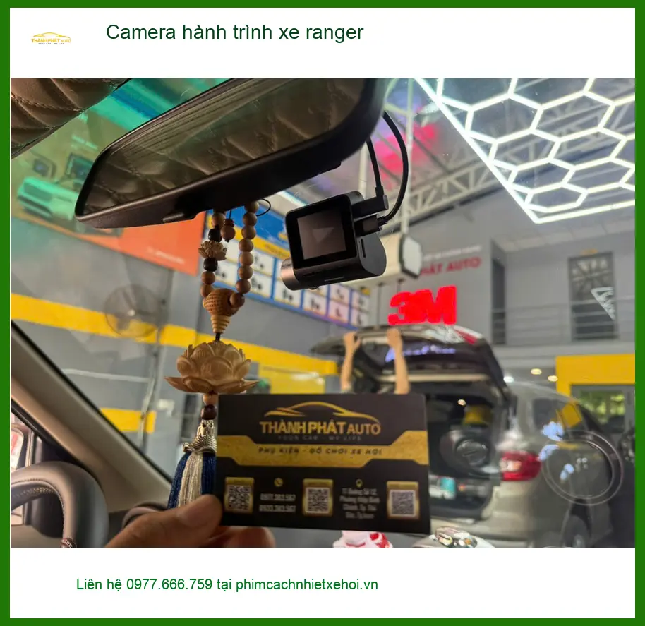 Anh Minh lắp camera hành trình xe Ranger Quận Gò Vấp để yên tâm khi lái xe