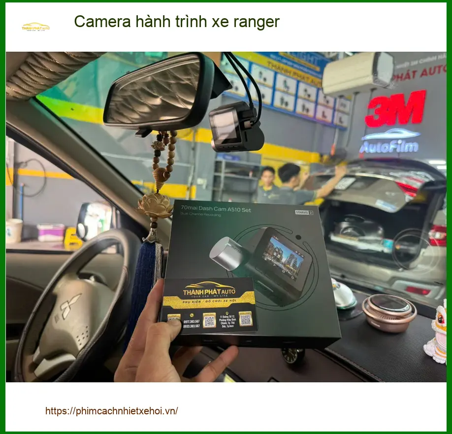 Anh Minh lắp camera hành trình xe Ranger Quận Gò Vấp để yên tâm khi lái xe ảnh thực tế 3