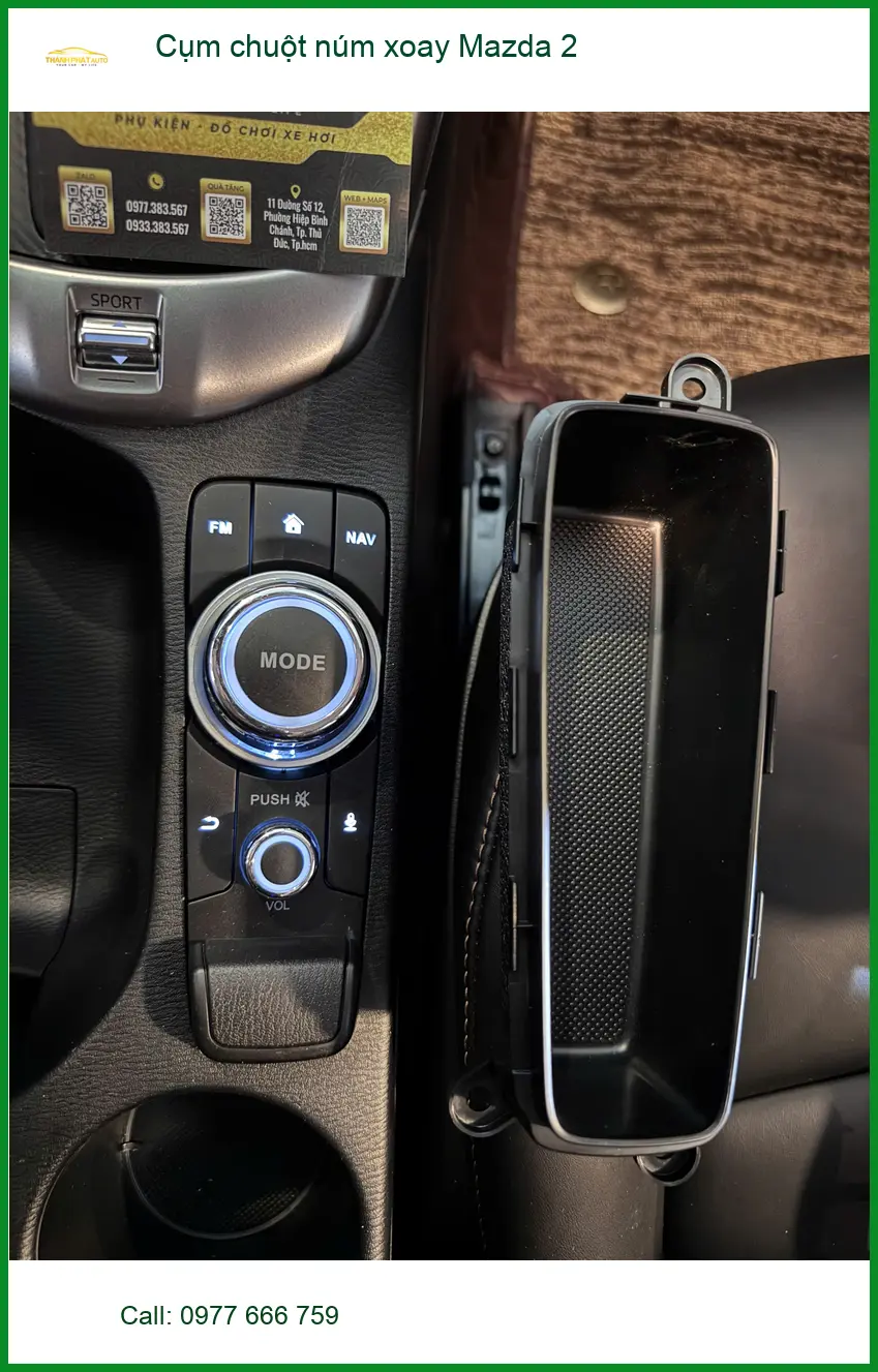 Anh Tấn nâng cấp Cụm chuột núm xoay Mazda 2 tại Quận Tân Bình vì cụm cũ lỗi thời
