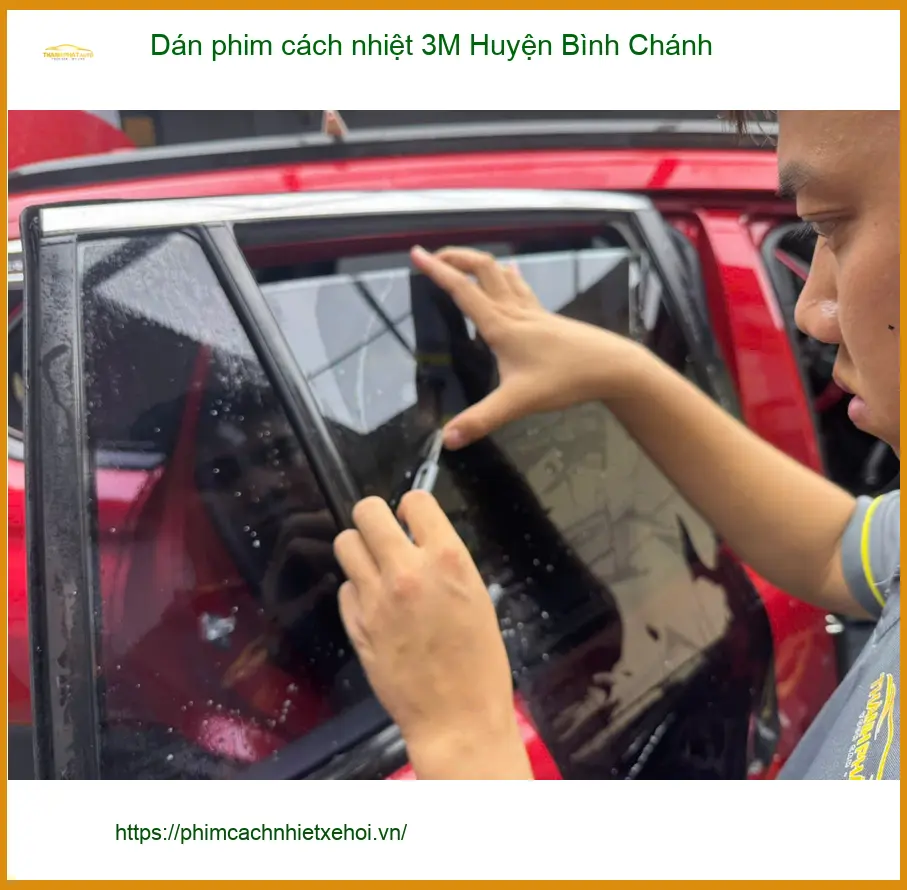 Trung Tâm Dán Phim Cách Nhiệt Ô Tô 3M Tại Huyện Bình Chánh - Lắp Đặt Uy Tín TPHCM ảnh thực tế 2