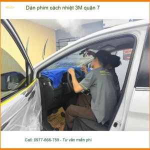 Trung Tâm Dán Phim Cách Nhiệt Ô Tô phim cách nhiệt 3M quận 7 - Thi Công Chuyên Nghiệp