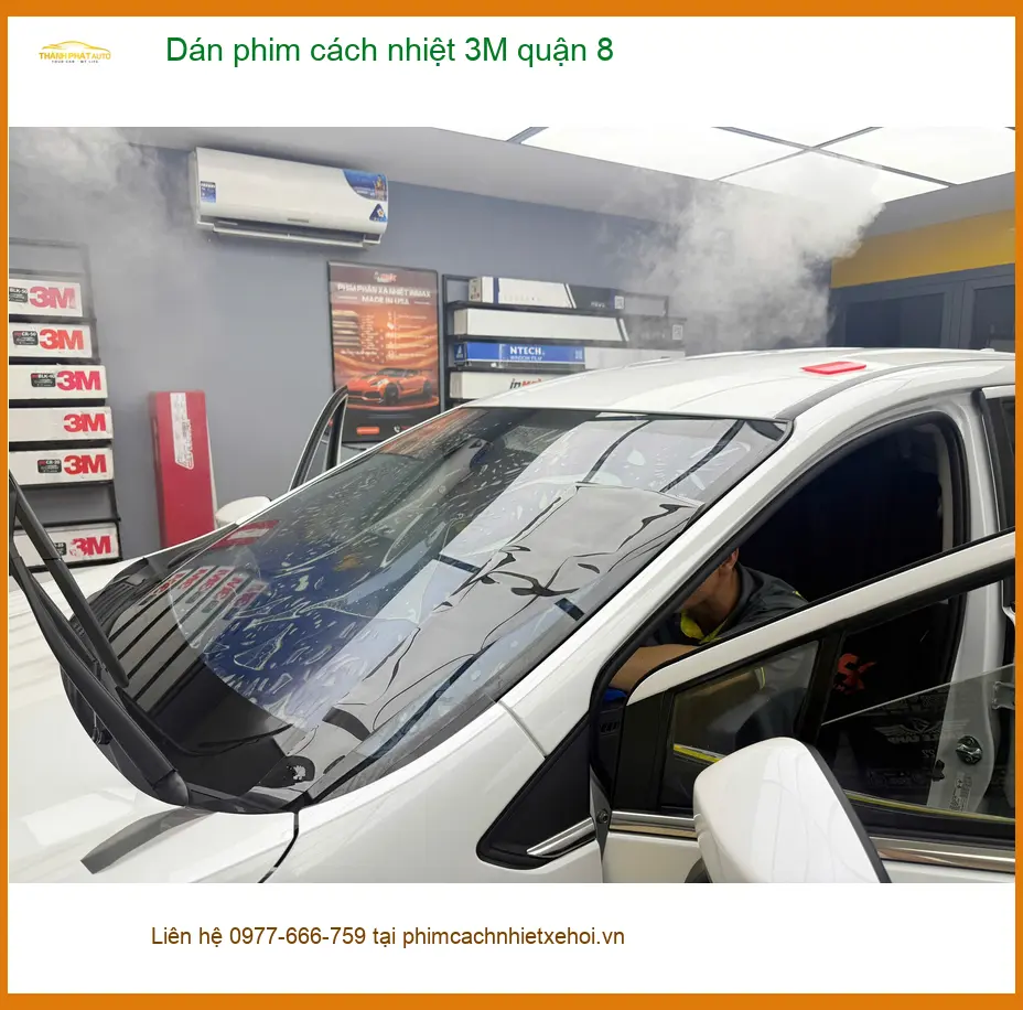 Địa Chỉ Dán Phim Cách Nhiệt Ô Tô phim cách nhiệt 3M quận 8 - Giá Tốt TPHCM ảnh thực tế 2