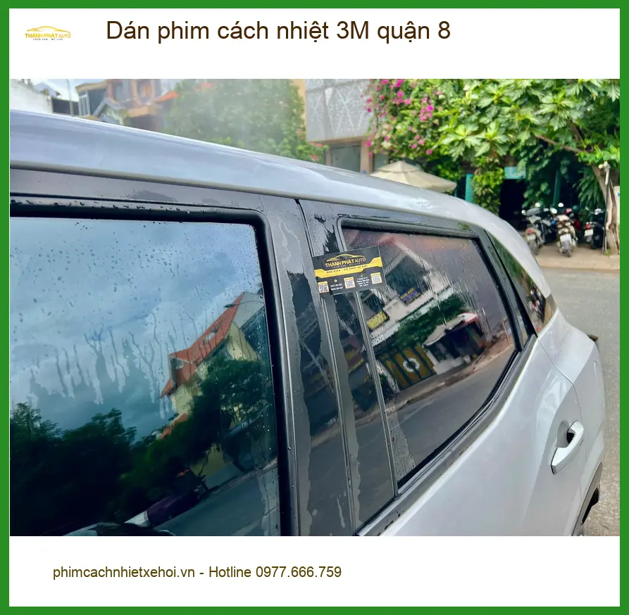 Địa Chỉ Dán Phim Cách Nhiệt Ô Tô phim cách nhiệt 3M quận 8 - Giá Tốt TPHCM ảnh thực tế 3
