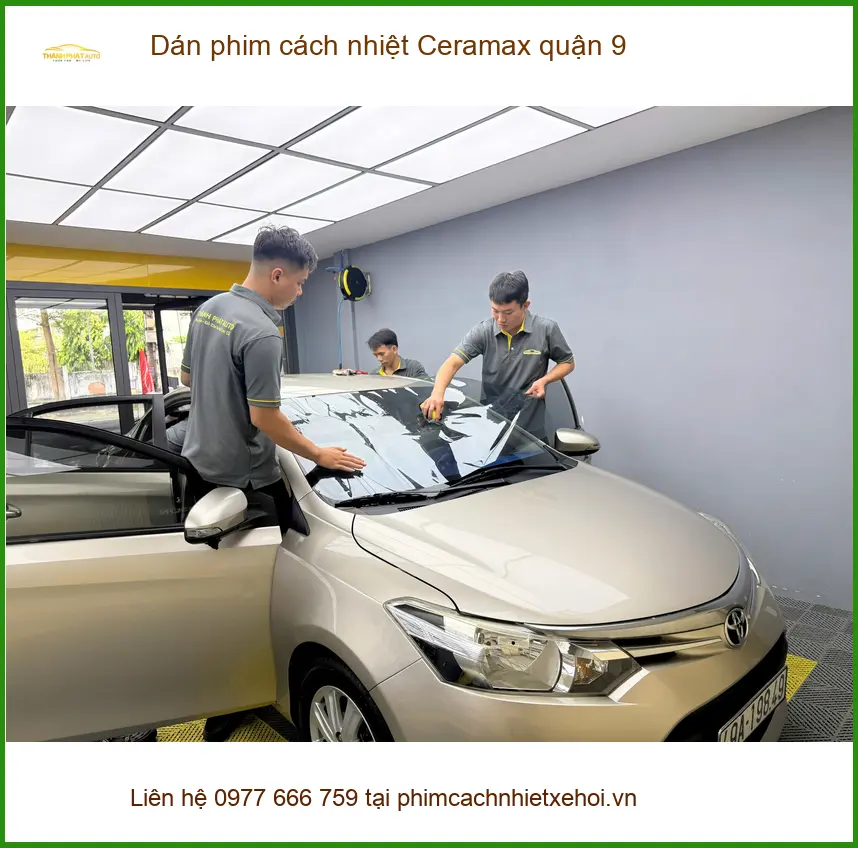 Nơi Dán Phim Cách Nhiệt Ô Tô phim cách nhiệt Ceramax quận 9 - Giá Tốt TPHCM ảnh thực tế 2
