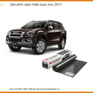 Dán phim cách nhiệt Isuzu Mu-X 2017 - Trung Tâm Thi Công Chính Hãng Giá Tốt TPHCM