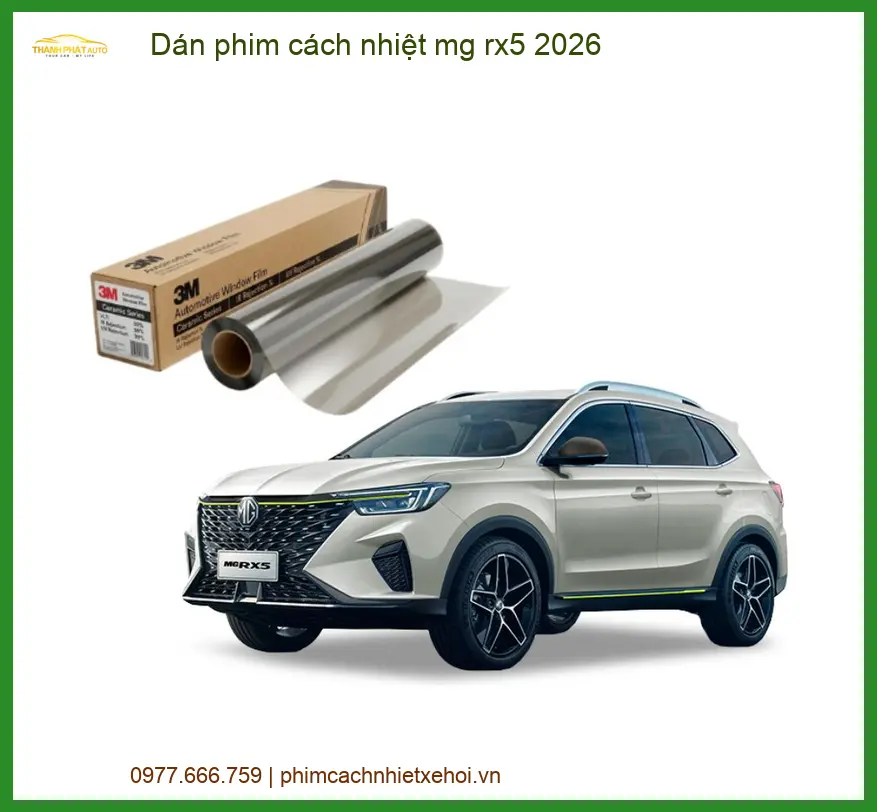 Dán phim cách nhiệt MG RX5 2026 - Đơn Vị Lắp Đặt Chính Hãng Uy Tín TPHCM