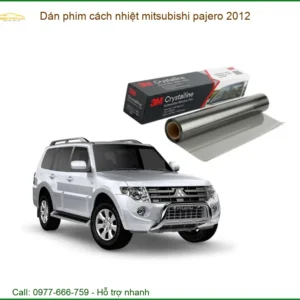 Dán phim cách nhiệt Mitsubishi Pajero 2012 - Địa Chỉ Lắp Đặt Uy Tín TPHCM