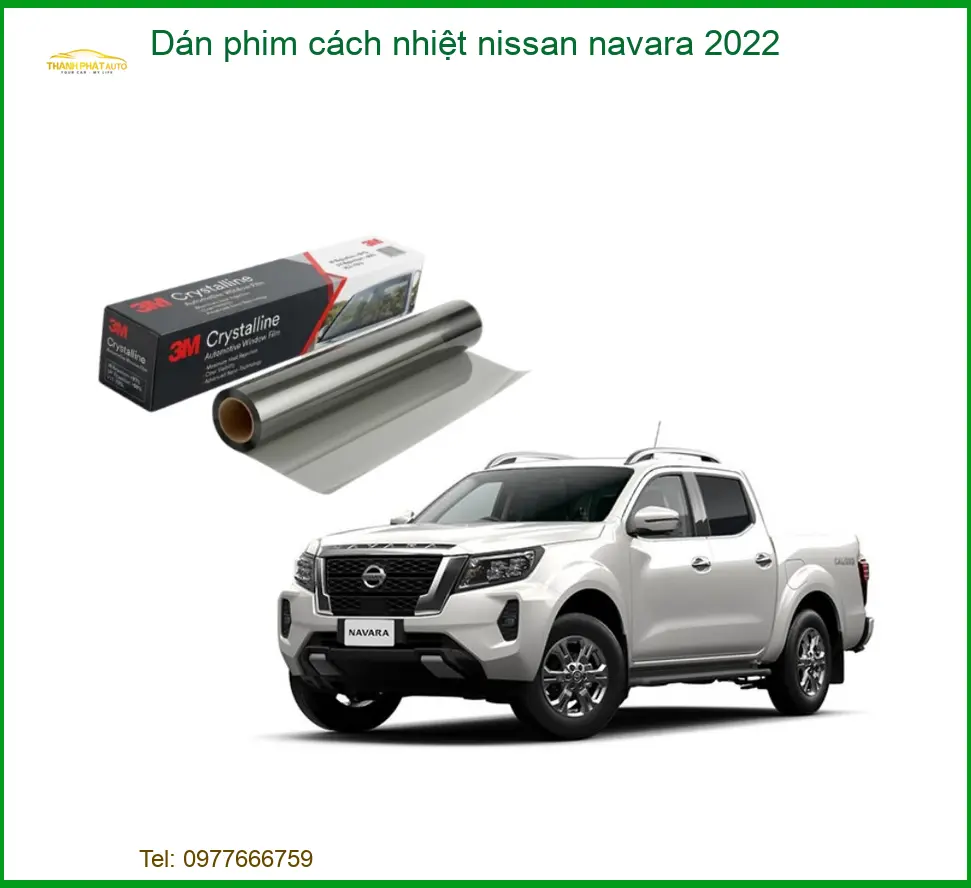 Dán Phim Cách Nhiệt Nissan Navara 2022 - Trung Tâm Thi Công Chính Hãng TPHCM