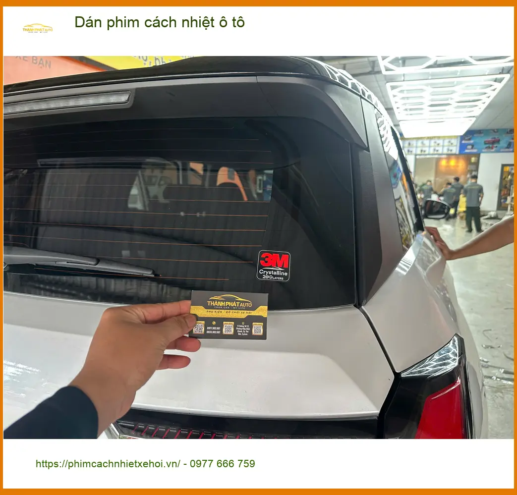 Anh Long dán phim cách nhiệt ô tô Hyundai Santa Fe tại Quận 1 chống nóng hiệu quả ảnh thực tế 5