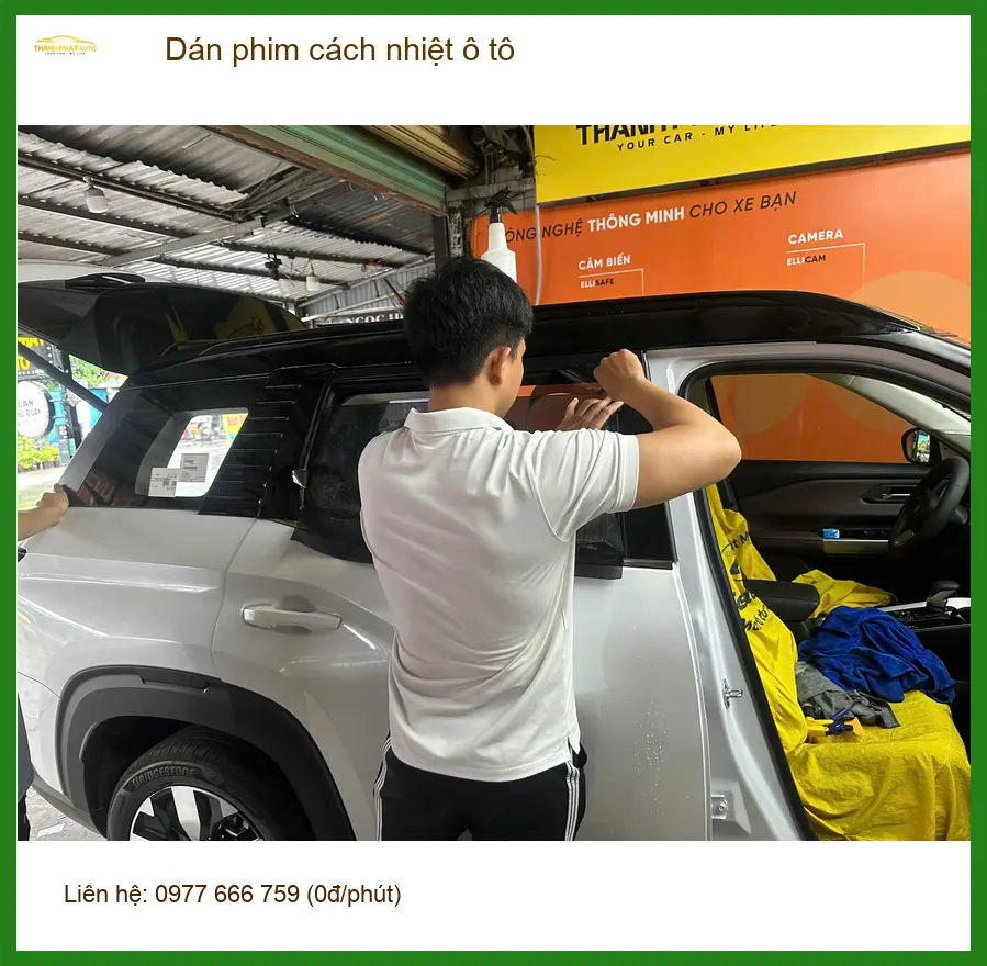 Chị Cẩm Tú Hyundai Accent dán phim cách nhiệt Quận 10 chống nóng hiệu quả ảnh thực tế 5