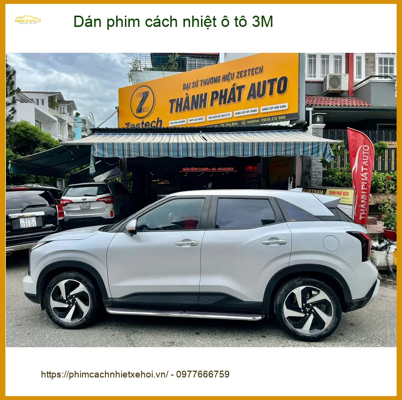 Anh Trường dán phim cách nhiệt 3M cho xe Hyundai Creta Quận 9 chống nắng gắt ảnh thực tế 4