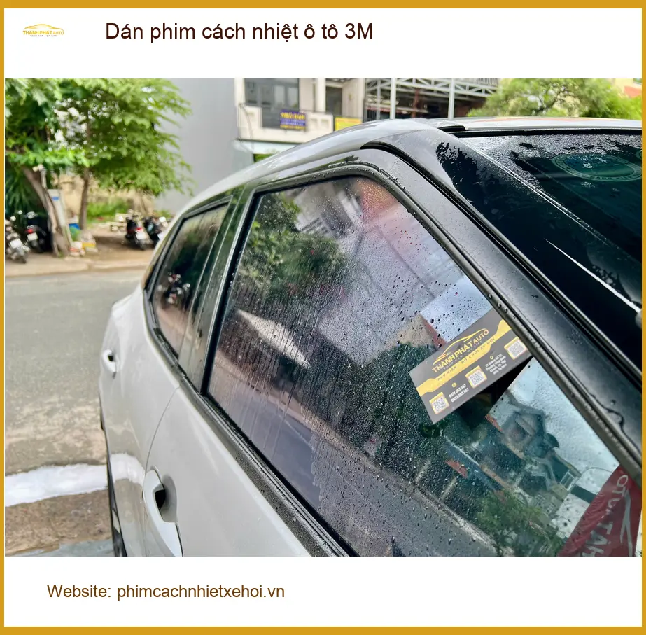 Chị Tường Vy dán phim cách nhiệt ô tô 3M cho Hyundai Creta tại Nhà Bè trước mùa nắng gắt