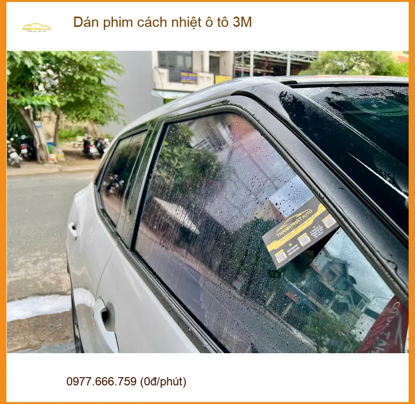 Anh Quốc dán phim cách nhiệt ô tô 3M cho Hyundai Santa Fe tại Quận 4
