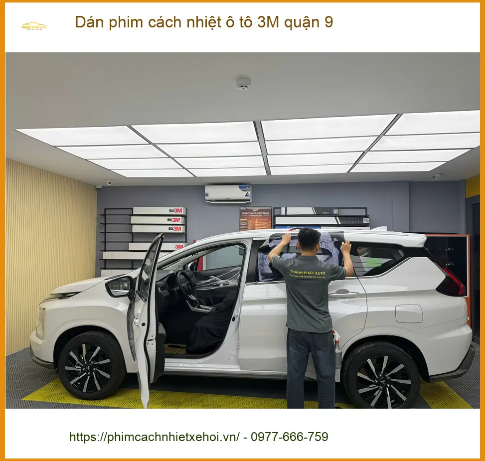Trung Tâm Dán Phim Cách Nhiệt Ô Tô 3M Quận 9 - Thi Công Chuyên Nghiệp ảnh thực tế 3