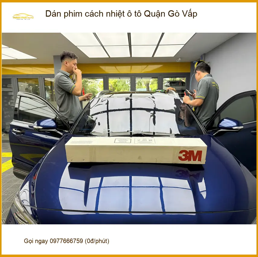Trung Tâm Dán Phim Cách Nhiệt Ô Tô Quận Gò Vấp - Thi Công Chuyên Nghiệp ảnh thực tế 2