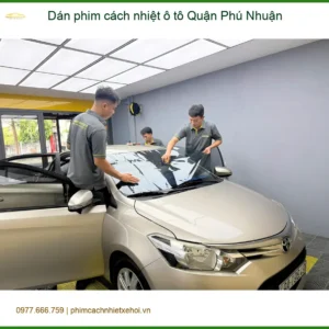 Trung Tâm Dán phim cách nhiệt ô tô Quận Phú Nhuận - Lắp Đặt Uy Tín TPHCM