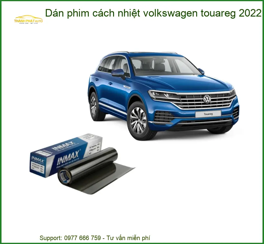 Dán Phim Cách Nhiệt Volkswagen Touareg 2022 - Địa Chỉ Lắp Đặt Chính Hãng TPHCM