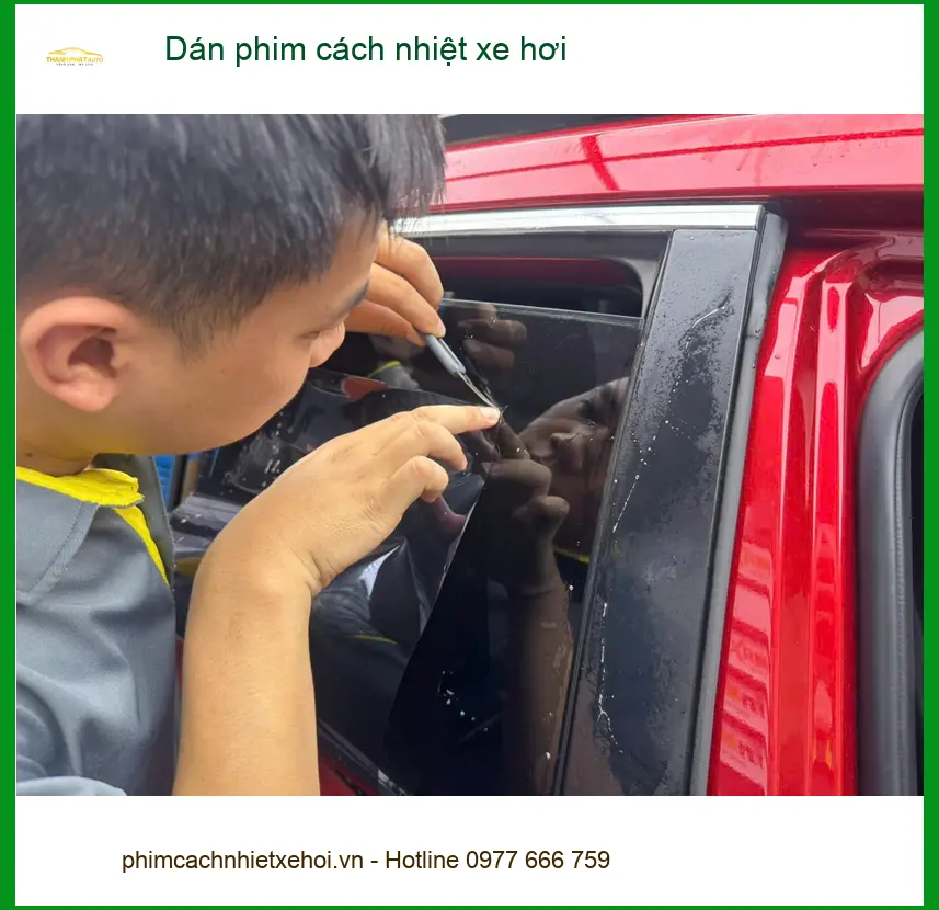 Anh Đăng dán phim cách nhiệt cho Mazda CX-5 tại Hóc Môn tránh nóng hè ảnh thực tế 2