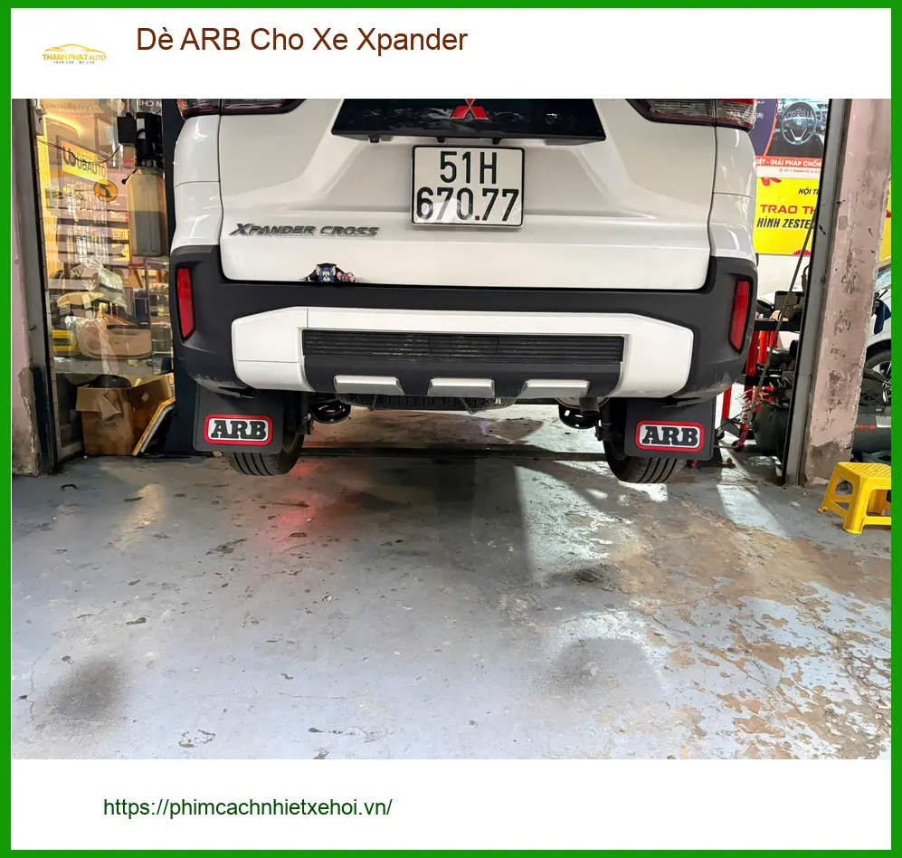 Anh Minh lắp Dè ARB Cho Xe Mitsubishi Xpander tại Nhà Bè để bảo vệ gầm xe tốt hơn