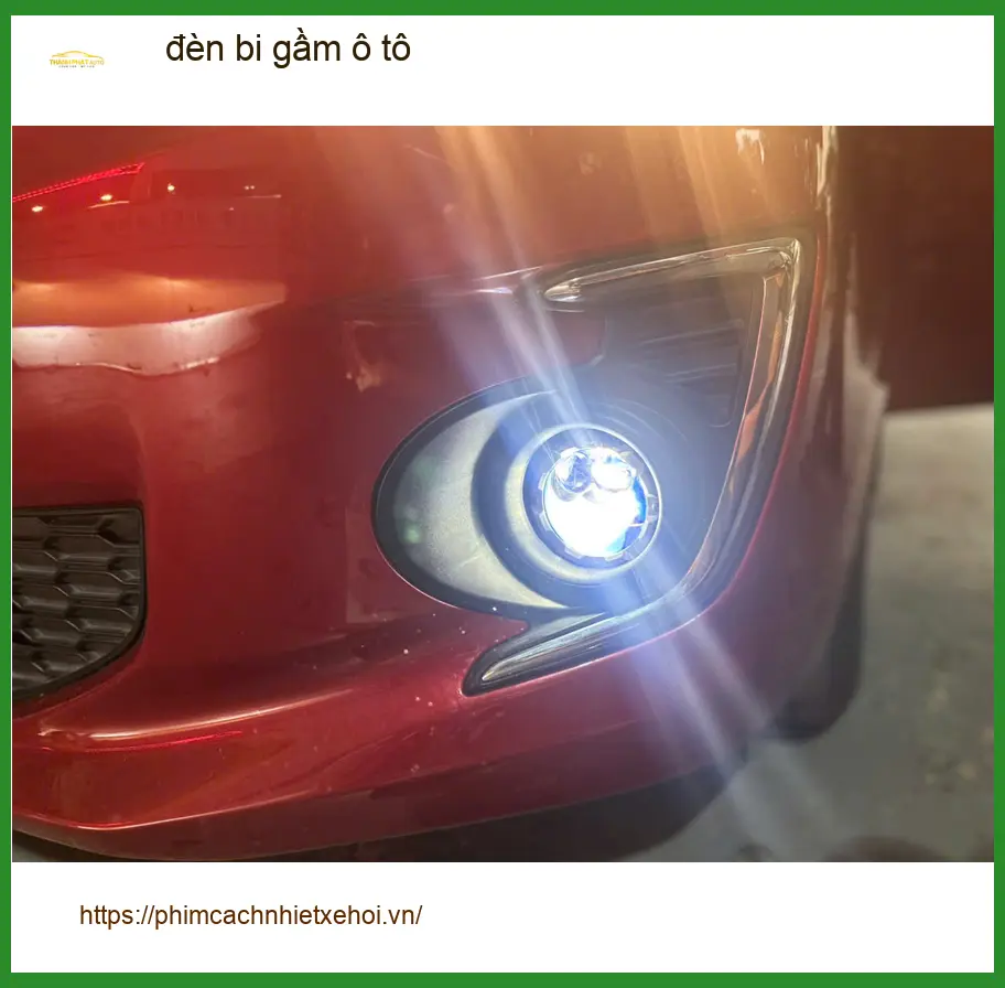 Anh Khải độ đèn bi gầm ô tô Suzuki XL7 tại Quận 9 vì đèn zin quá yếu khi trời tối ảnh thực tế 3
