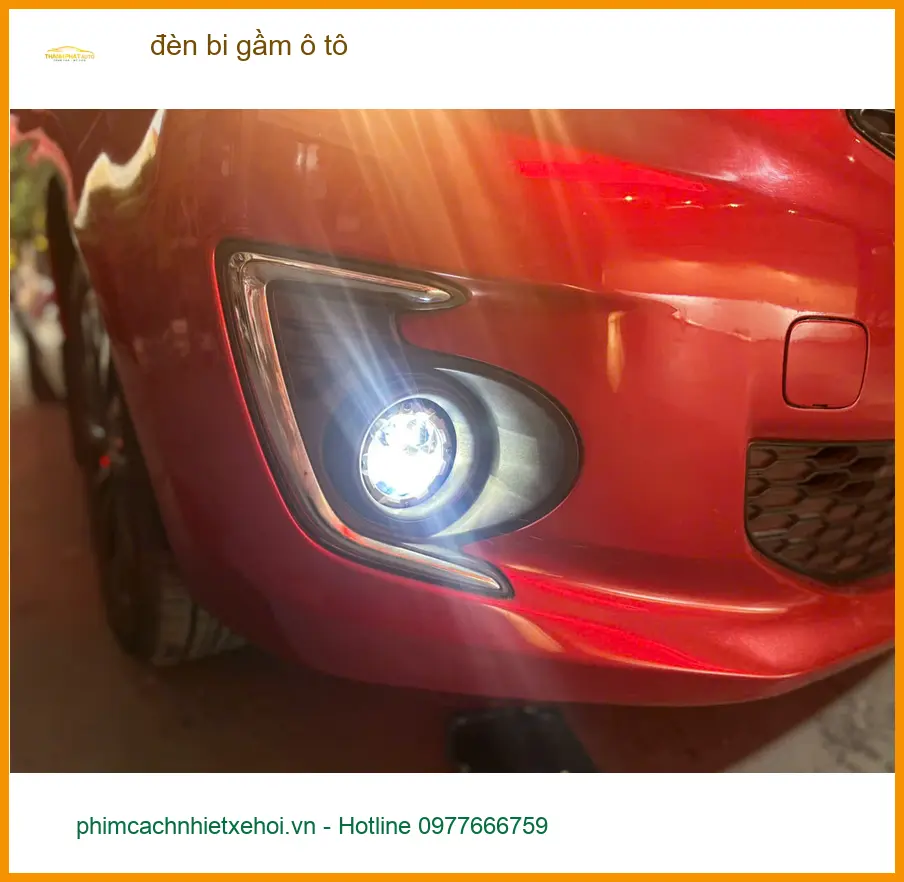 Anh Khải độ đèn bi gầm ô tô Suzuki XL7 tại Quận 9 vì đèn zin quá yếu khi trời tối ảnh thực tế 4