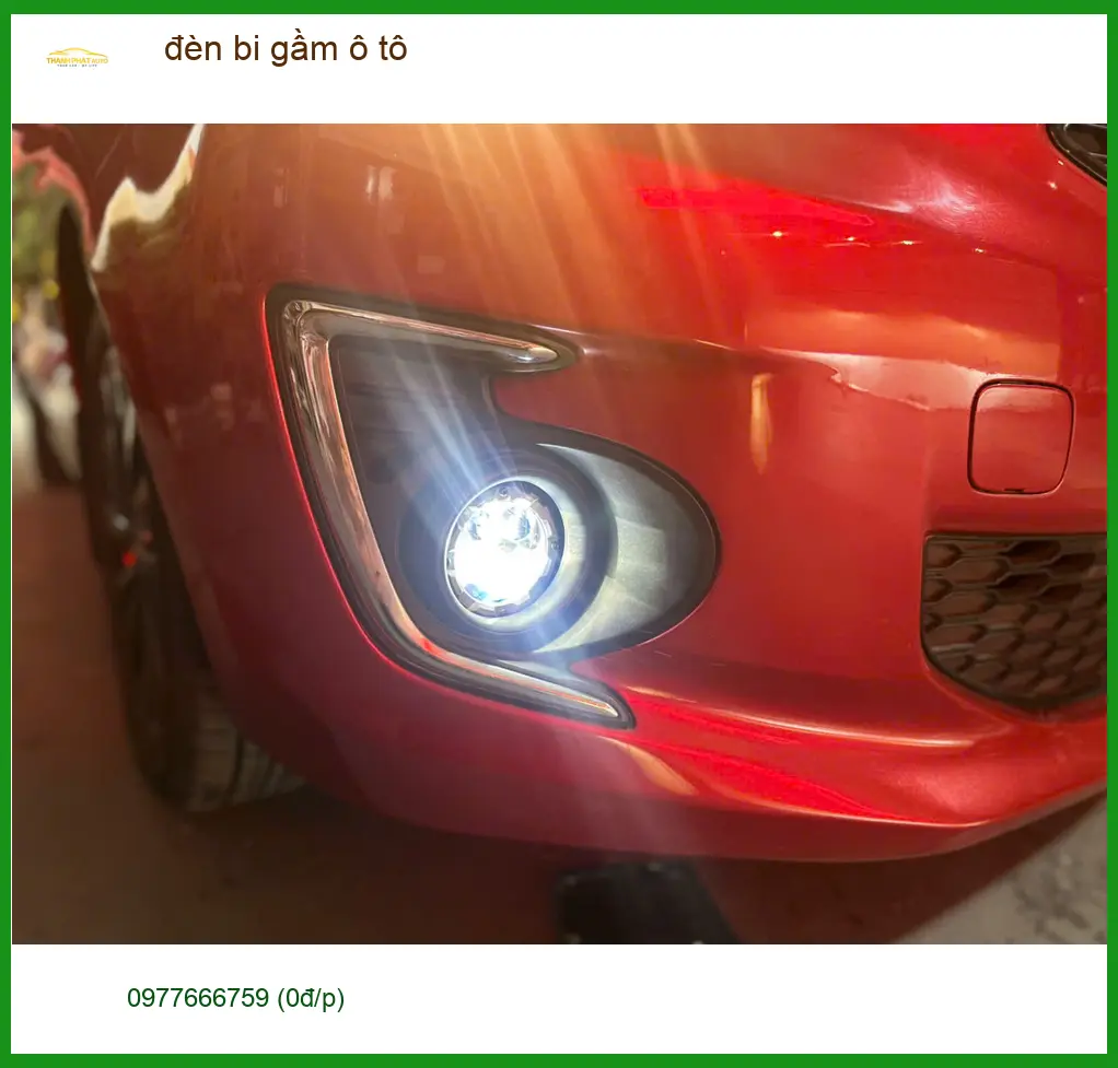 Chị Thu độ đèn bi gầm ô tô Honda CRV đi đường tối ở Nhà Bè ảnh thực tế 3