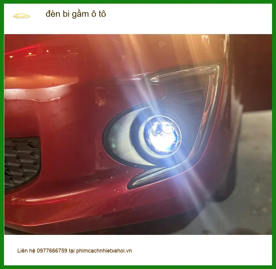 Chị Thu độ đèn bi gầm ô tô Honda CRV đi đường tối ở Nhà Bè ảnh thực tế 4