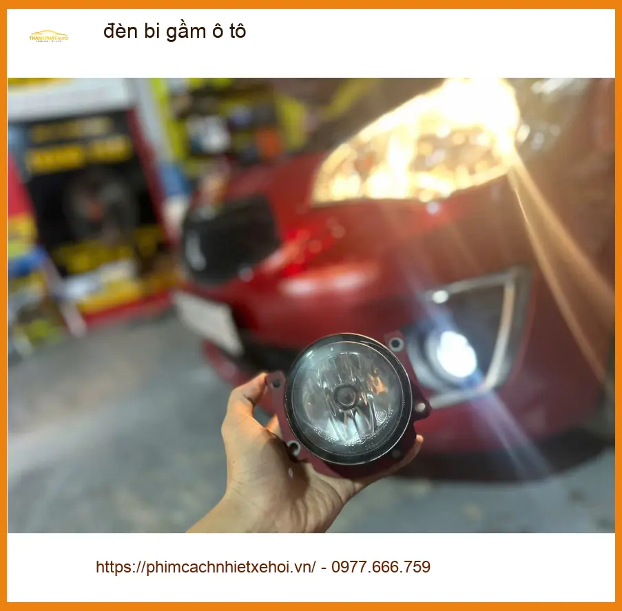 Chị Thu độ đèn bi gầm ô tô Honda CRV đi đường tối ở Nhà Bè ảnh thực tế 5