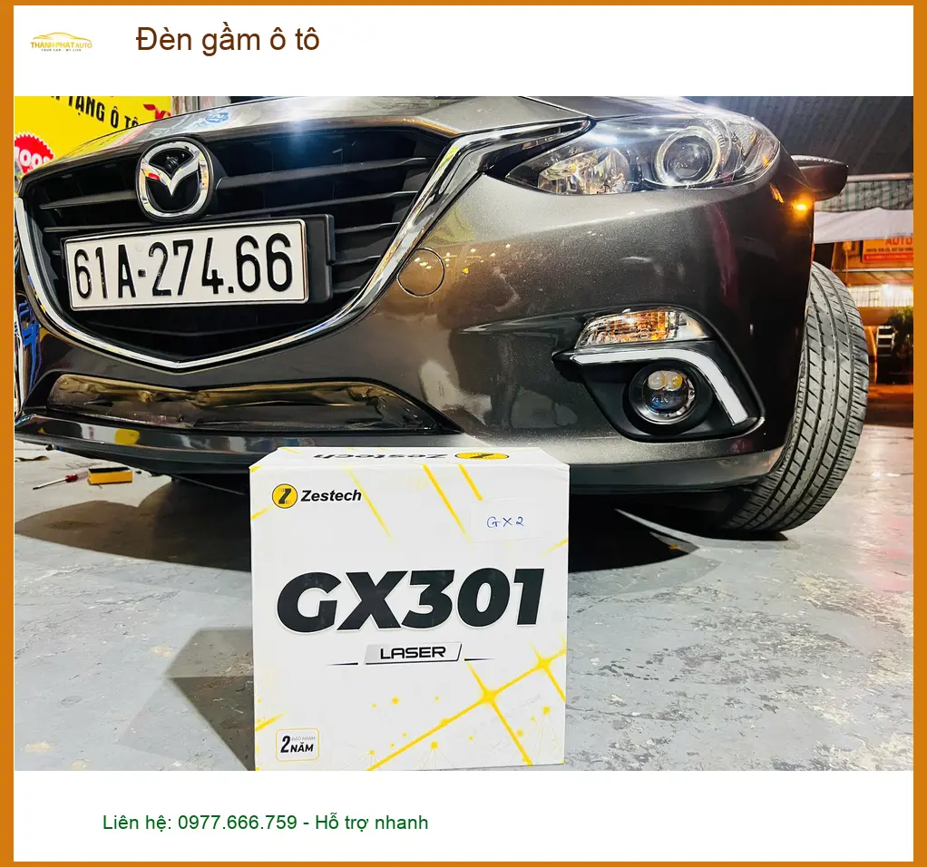 Anh Tùng lắp đèn gầm ô tô cho Honda Civic tại Quận 9 vì đèn zin không đủ sáng khi đi trời mưa