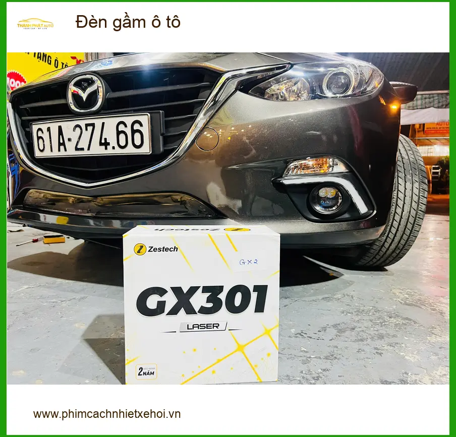 Anh Khải lắp đèn gầm ô tô VinFast Lux SA2.0 tại Hóc Môn vì đèn zin yếu khi đi đêm