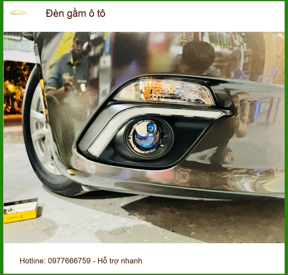 Chị Lan Anh lắp đèn gầm ô tô cho Honda HR-V để tăng sáng khi đi đêm tại Quận Tân Phú ảnh thực tế 4
