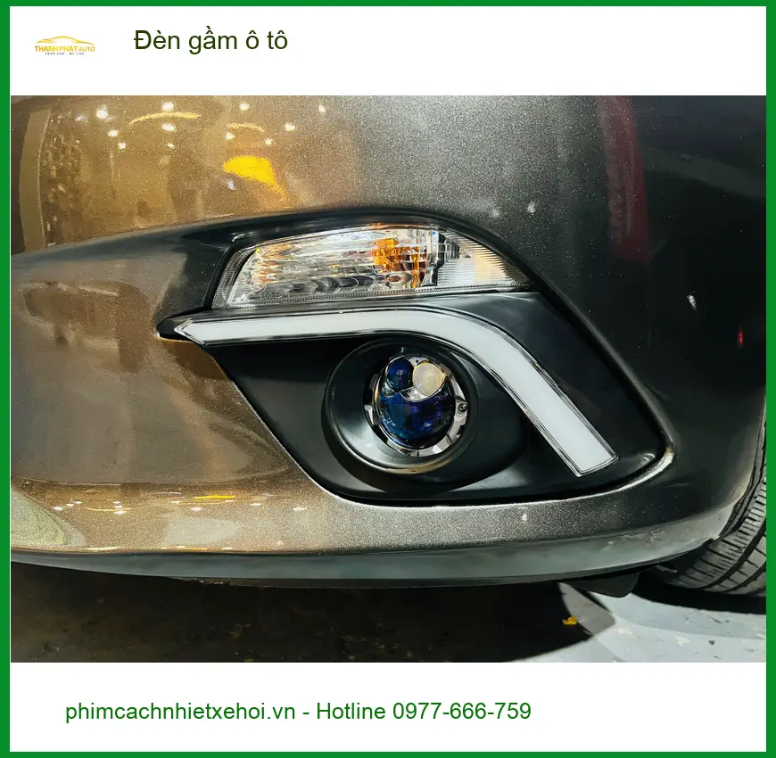 Anh Bách độ đèn gầm ô tô Honda HR-V cải thiện tầm nhìn đường đêm tại Nhà Bè ảnh thực tế 2