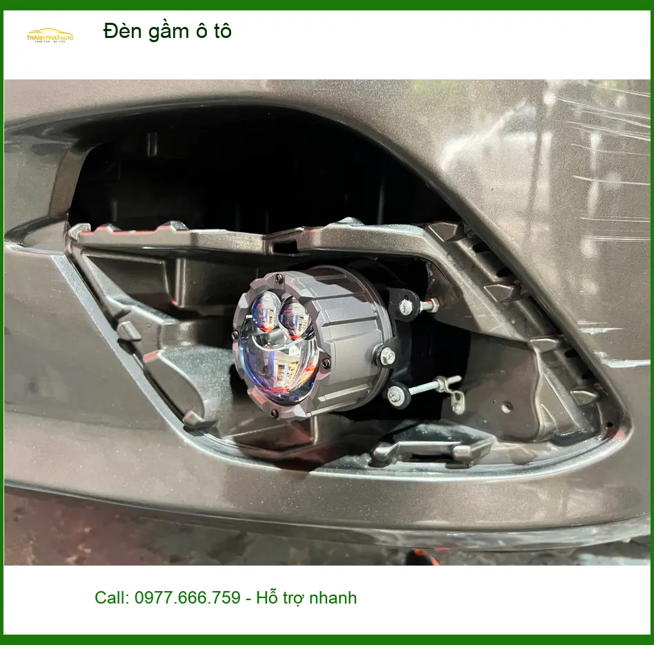 Anh Bách độ đèn gầm ô tô Honda HR-V cải thiện tầm nhìn đường đêm tại Nhà Bè ảnh thực tế 4