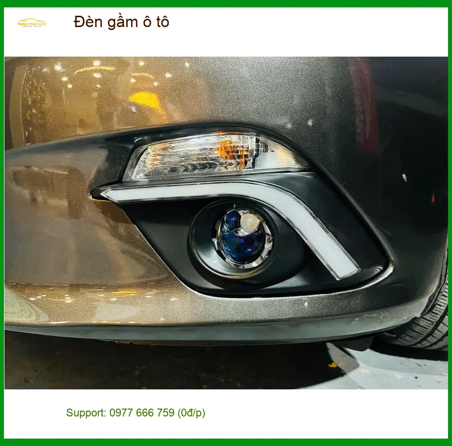 Anh Quý lắp đèn gầm ô tô Mitsubishi Xpander tại Bình Tân vì đèn zin yếu ảnh thực tế 5