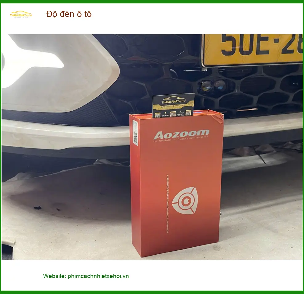 Anh Khôi độ đèn ô tô Honda Civic tại Quận Bình Thạnh vì đèn zin không đủ sáng ảnh thực tế 3