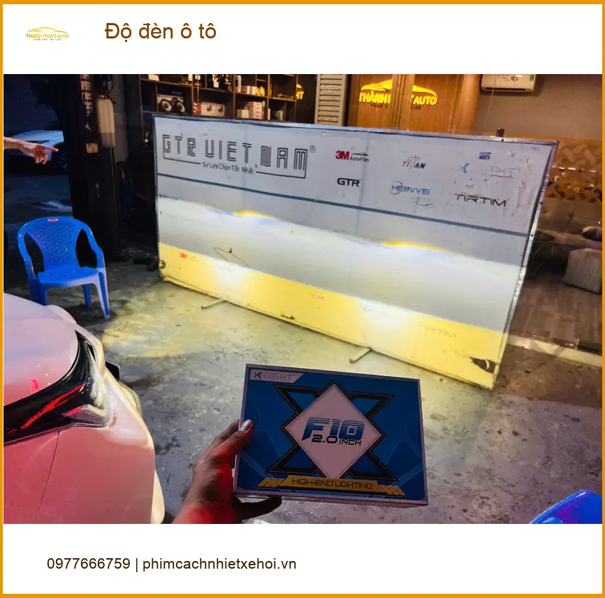 Anh Khải độ đèn ô tô cho Hyundai Creta ở Quận 8 để cải thiện tầm nhìn đêm ảnh thực tế 2