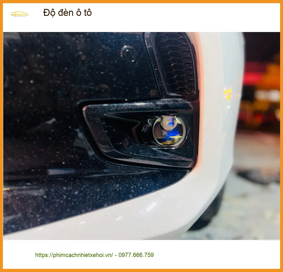 Anh Khải độ đèn ô tô cho Hyundai Creta ở Quận 8 để cải thiện tầm nhìn đêm ảnh thực tế 3