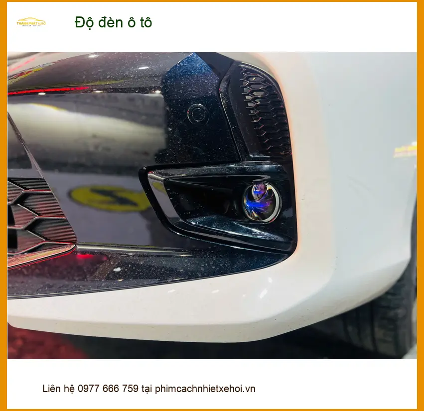 Anh Khang độ đèn ô tô cho Hyundai Creta vì đèn zin yếu khi đi đường tối ở Củ Chi ảnh thực tế 3