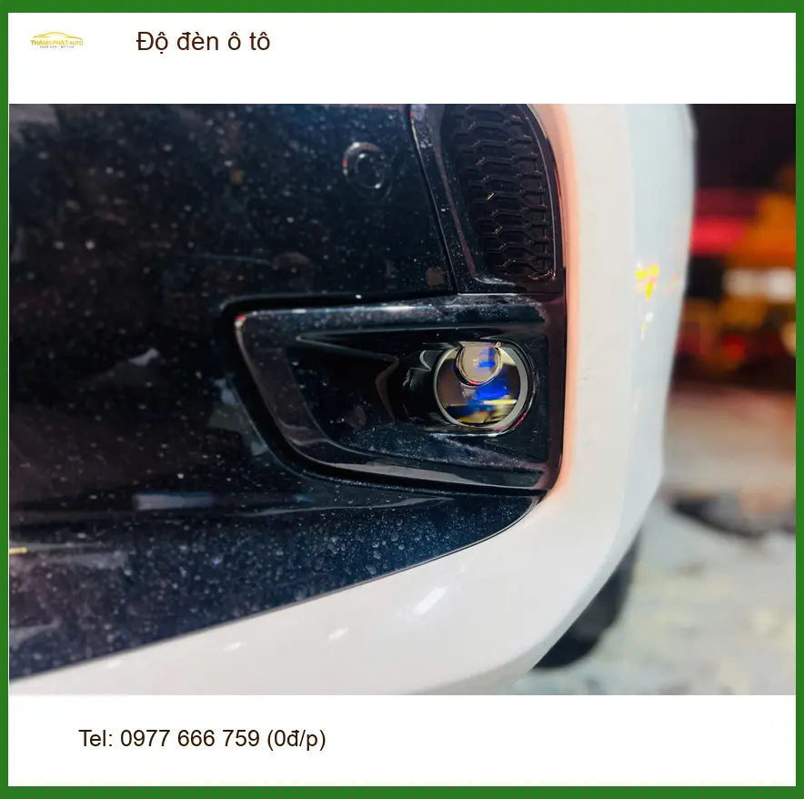 Anh Khang độ đèn ô tô cho Hyundai Creta vì đèn zin yếu khi đi đường tối ở Củ Chi ảnh thực tế 4