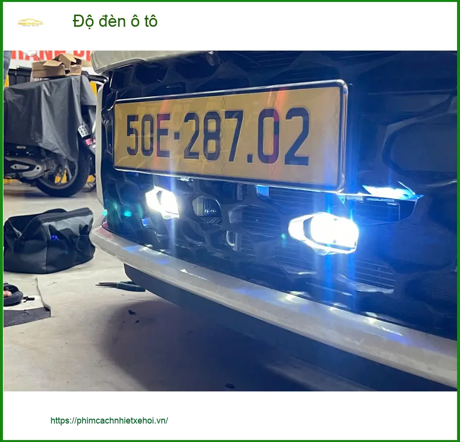 Anh Khánh độ đèn Honda CR-V tại Hóc Môn vì đèn zin yếu sáng ban đêm ảnh thực tế 2
