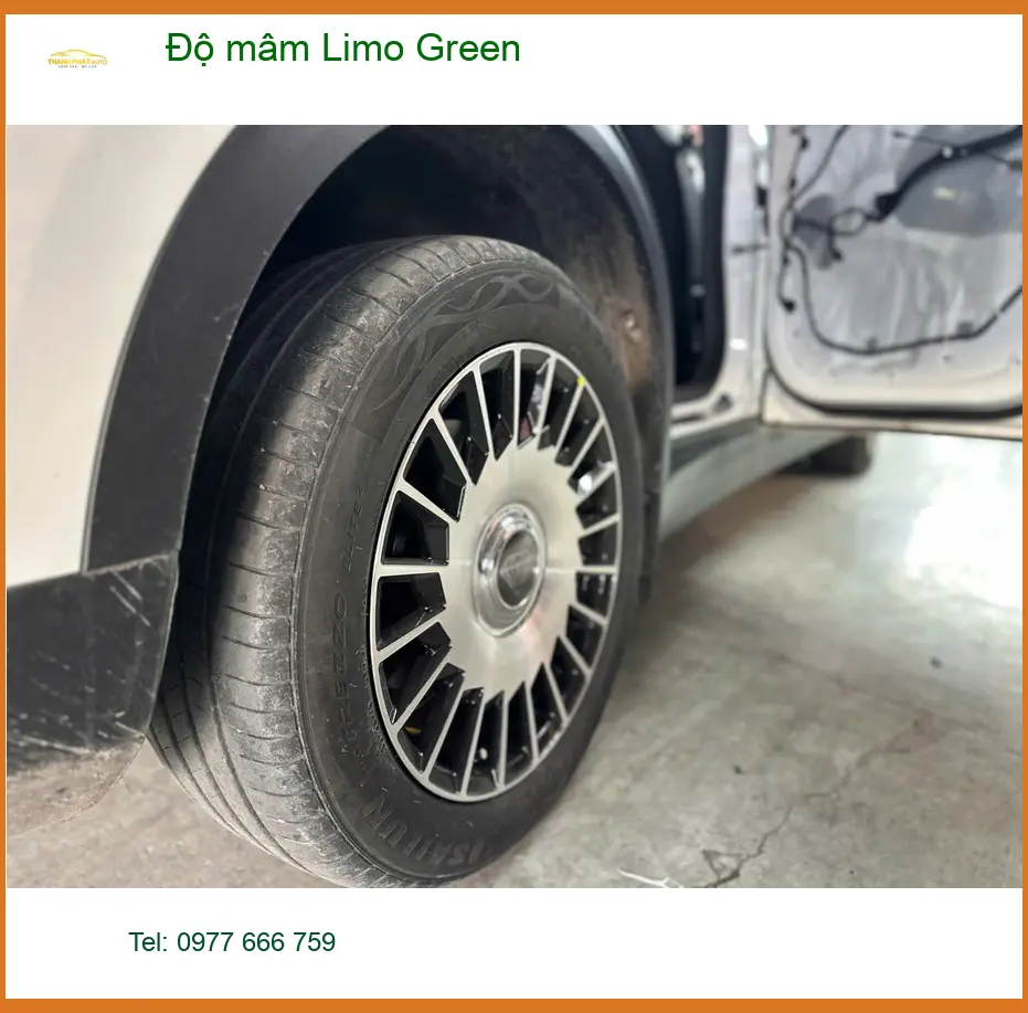 Địa chỉ Anh Tùng độ mâm Limo Green cho Hyundai Accent tại Hóc Môn trông thể thao hơn