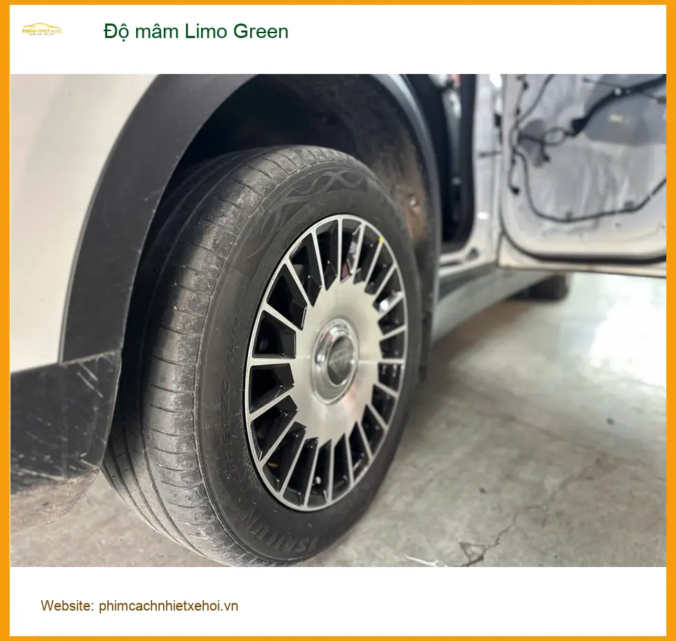 Chị Thảo độ mâm Limo Green cho Accent tại Thủ Đức ảnh thực tế 2