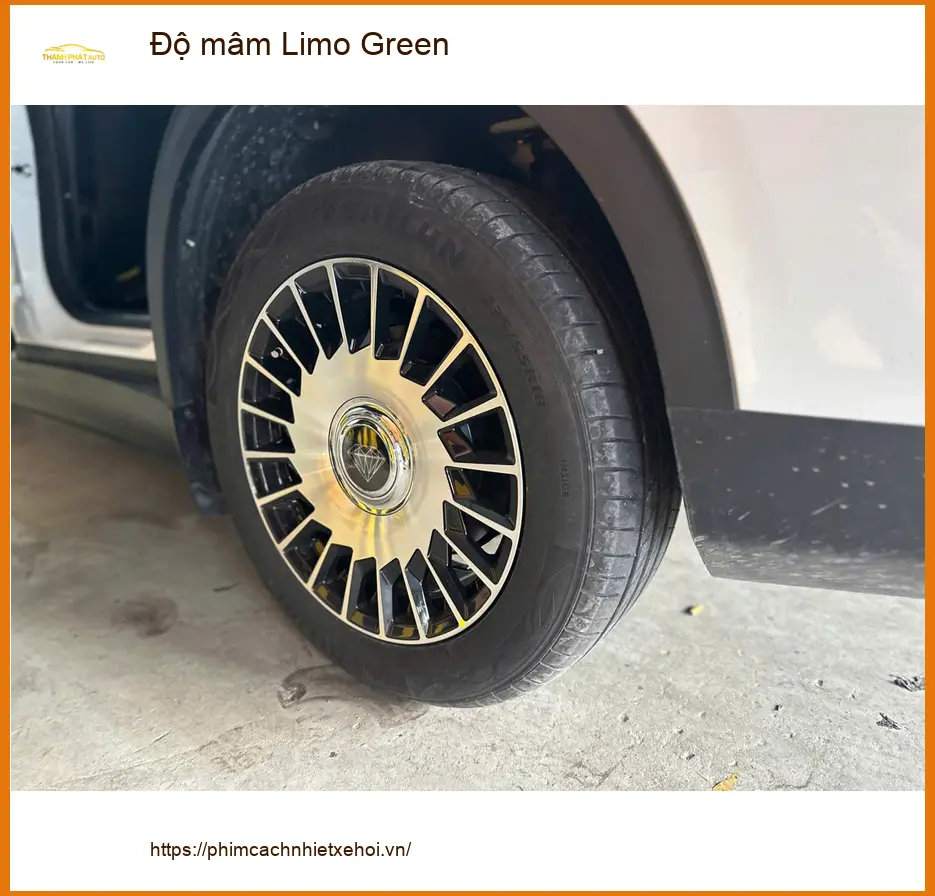 Anh Dũng độ mâm Limo Green cho Hyundai Santa Fe tại Quận 2 để nâng tầm đẳng cấp ảnh thực tế 2