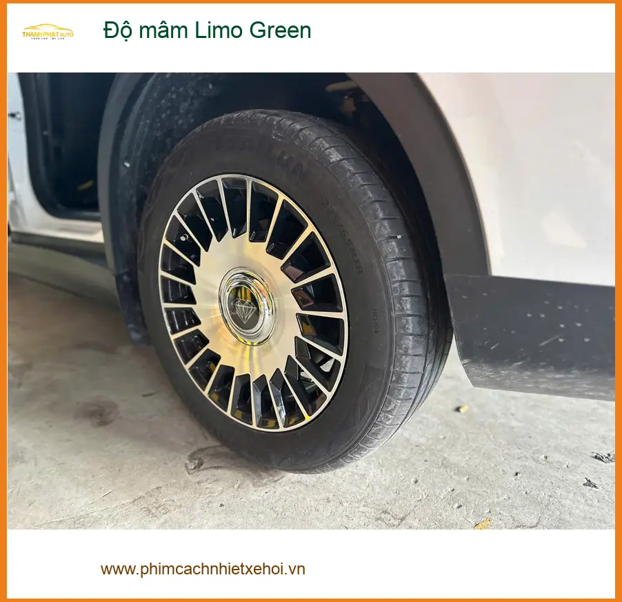Anh Tấn độ mâm Limo Green cho Hyundai SantaFe tại Quận 10 chất lượng