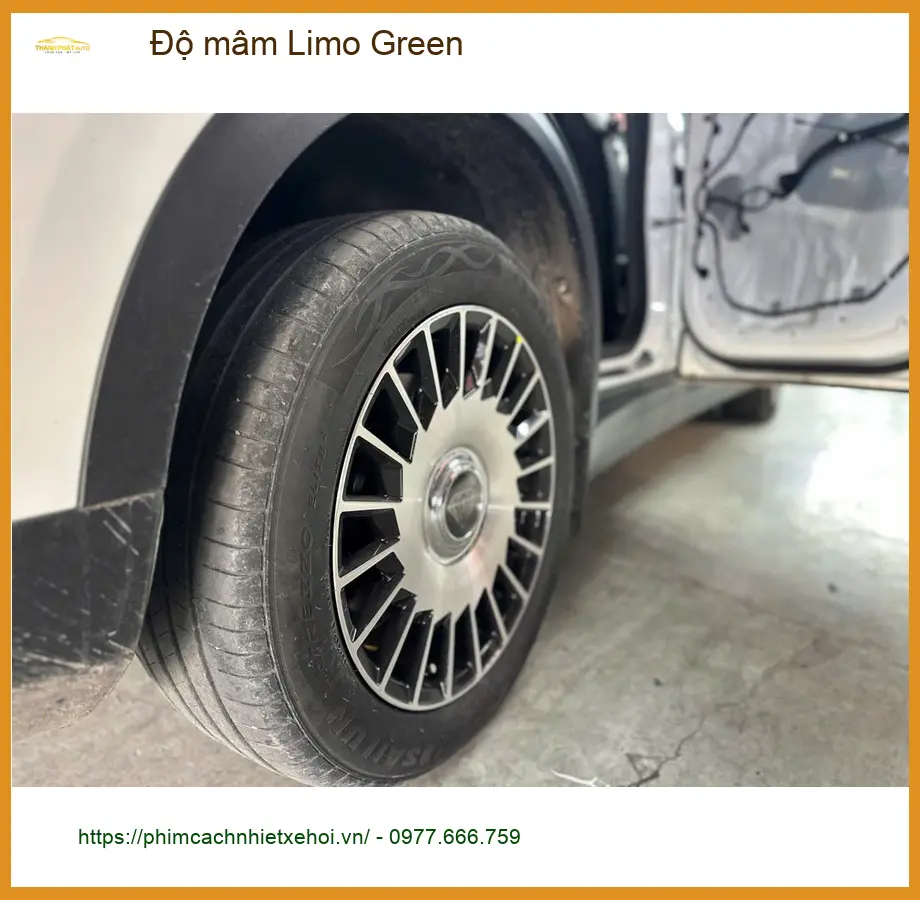 Chị Bảo Thy độ mâm Limo Green cho VinFast Lux A2.0 ở Quận 11